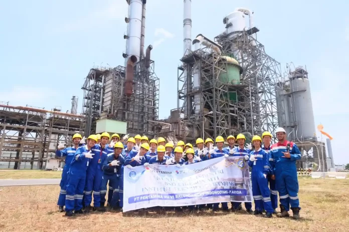 pertamina balongan terima kunjungan mahasiswa itb cirebon