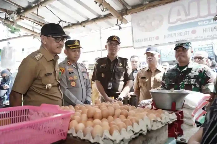 wabup syaefudin sidak pedagang pasar