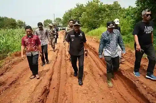 wabup syaefudin sidak galian c di amis cikedung