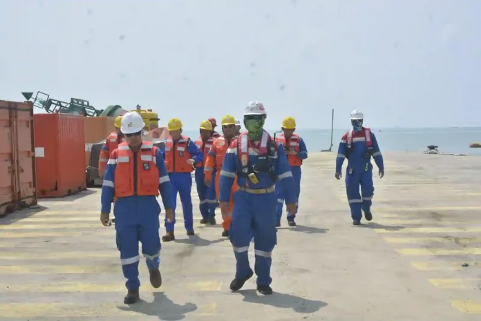 pertamina balongan menerima kunjungan dari pertamina hulu