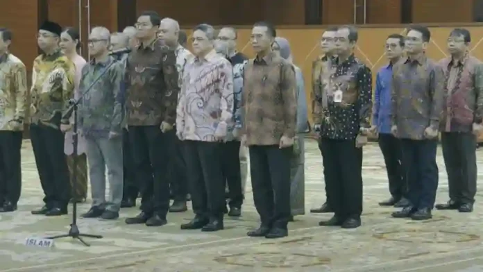 sri mulyani lantik pejabat kemenkeu