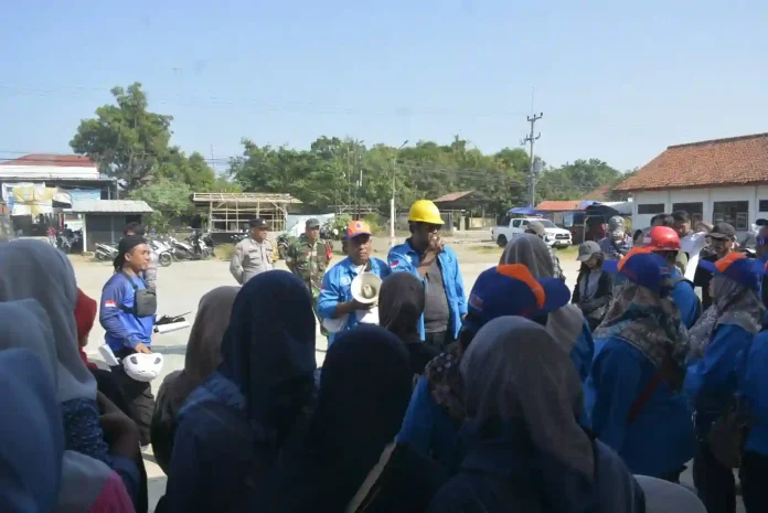 pertamina balongan simulasi angin puting beliung
