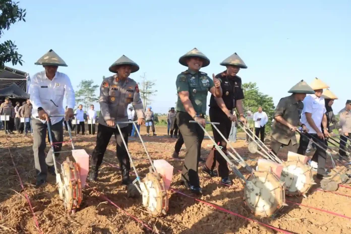 sinergi polres indramayu dan kodim