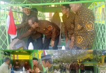 Makam Letkol Mar Danussaputera Kini Berdiri Tegak Tiang dan Bendera Merah Putih
