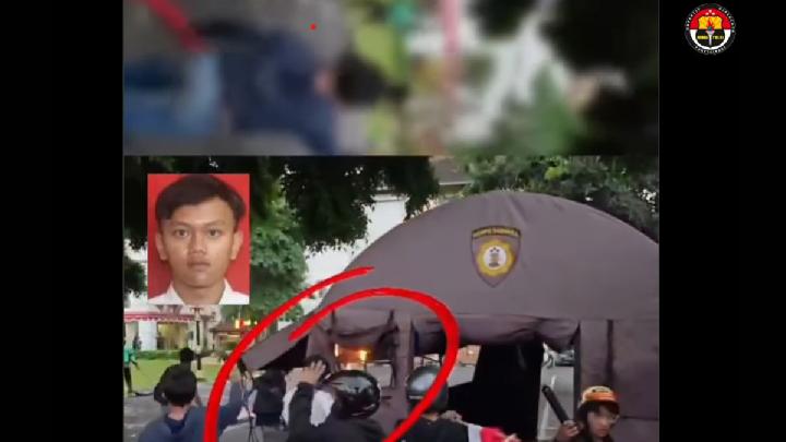 Polda DIY Unggah Video Diduga Aktivis BEM UNY Bakar Tenda Polisi