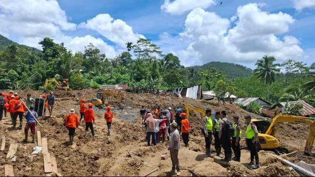 Pencarian 18 Korban Longsor Banjarnegara