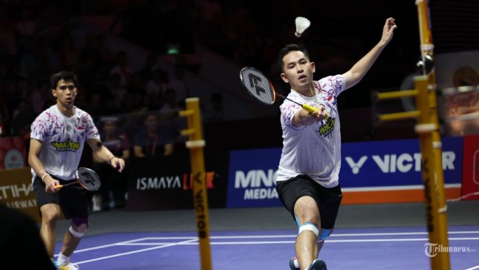 Attachment for Hasil Semifinal BWF World Tour Finals 2025: Sabar/Reza Kalah dari Kim/Seo, Indonesia Kecewa