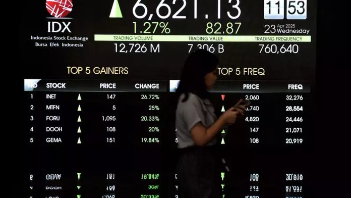 Asing Borong Saham AMMN, BBRI, dan ANTM Saat IHSG Menguat