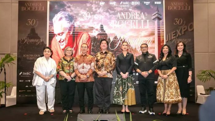 Bank SMBC Indonesia Jadi Partner Utama Konser Andrea Bocelli di Borobudur dan Jakarta