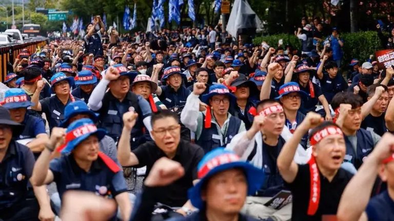 Pekerja Hyundai Mogok, Tuntut Kenaikan Upah dan Perlindungan dari Ancaman AI